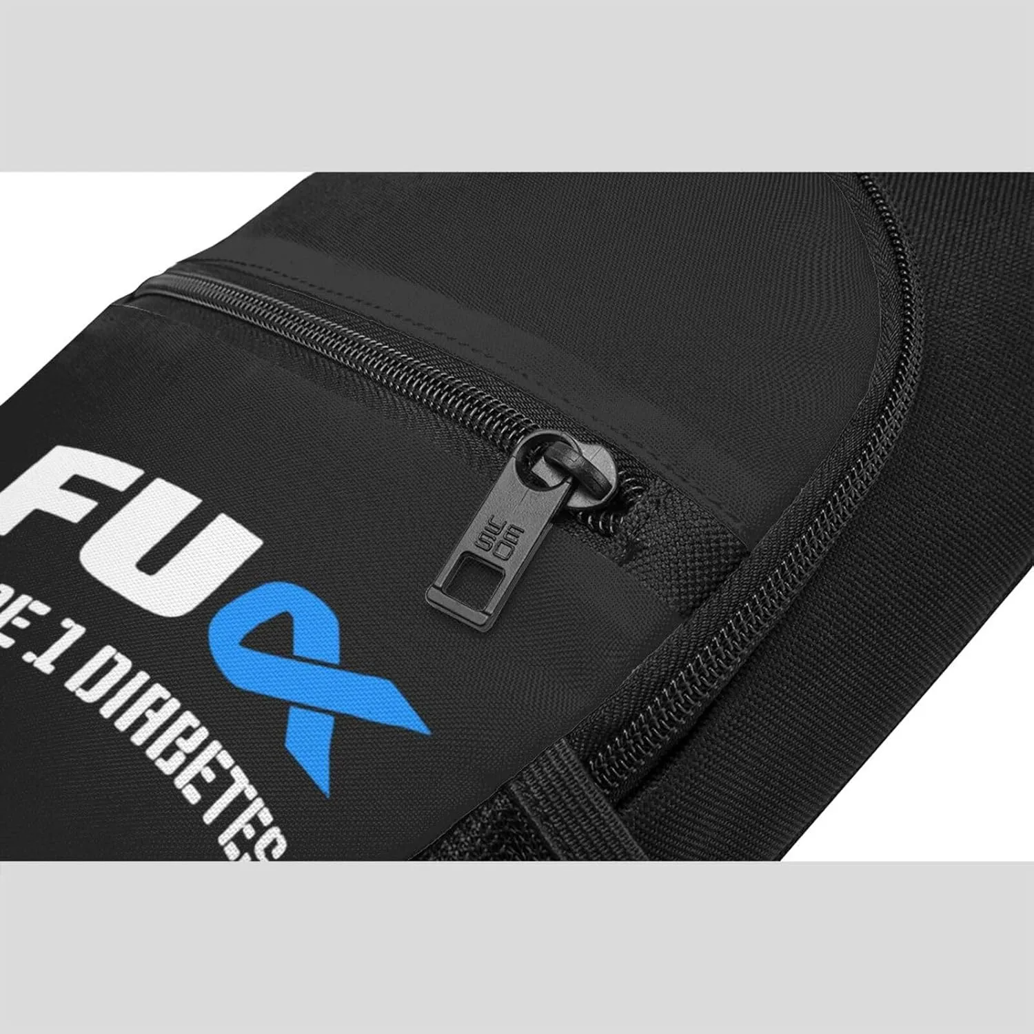 Fuck Type 1 Diabetes Awareness Chest Pack Leisure Shoulder Crossbody Chest Bag