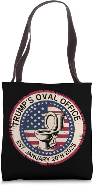 Funny Political Parody Oval Office Inspired Joke Satire Meme Tote Bag