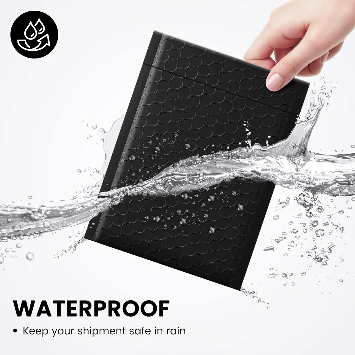 Fuxury Bubble Mailers 6x10“ 3000 Pack Black Padded Envelopes Usable Size 6x9" Thick Mailing Envelopes Bubble Padded, Shipping Bags for Mailing,Packaging, Small Business, Boutique, Bulk #0