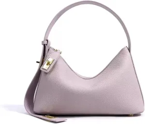 Genuine Leather Shoulder Bag for Women, Versatile Commuter Crossbody Tote Underarm Bag