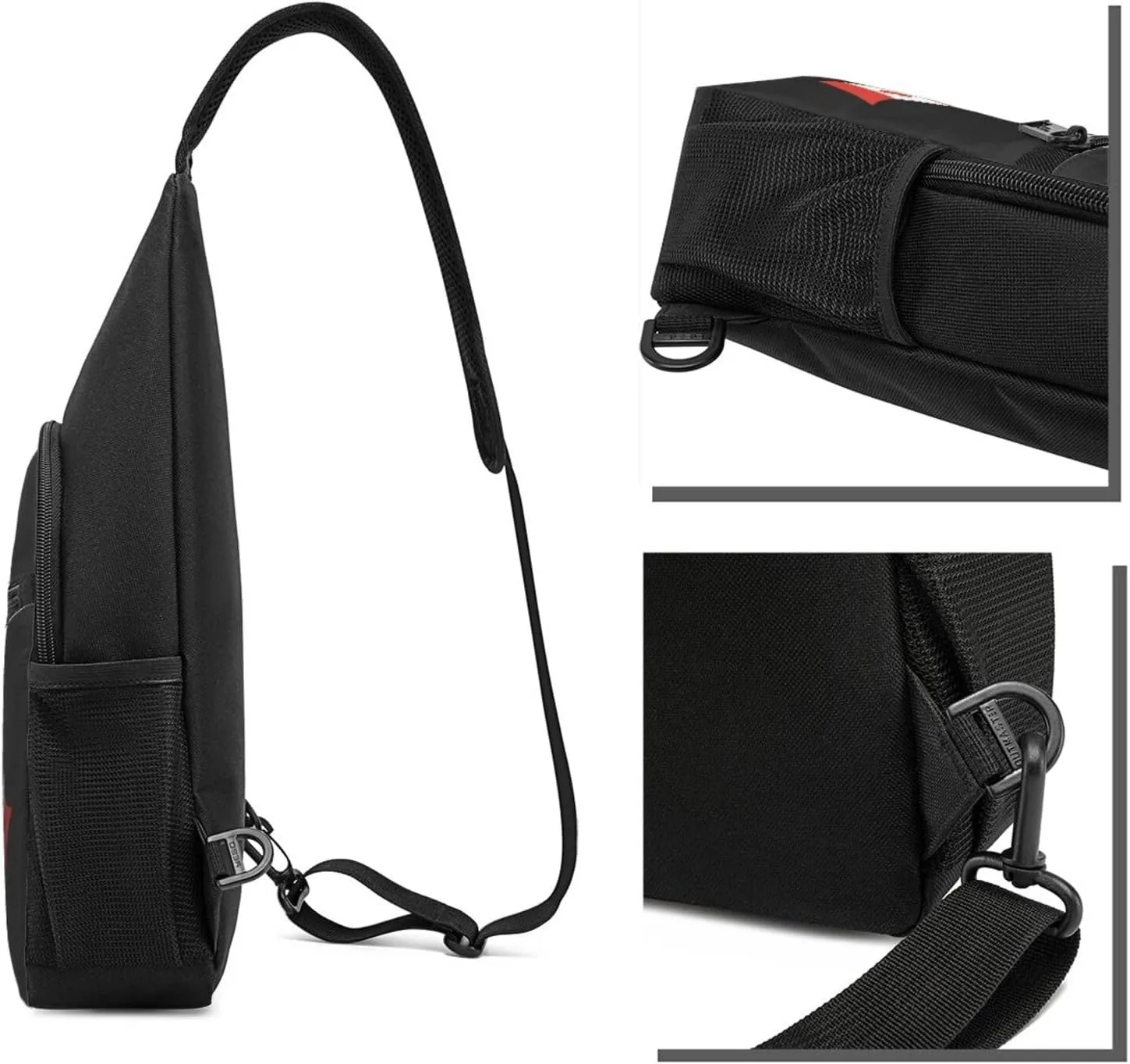 GERRIT American And Canada Flag Chest Pack Leisure Shoulder Crossbody Chest Bag