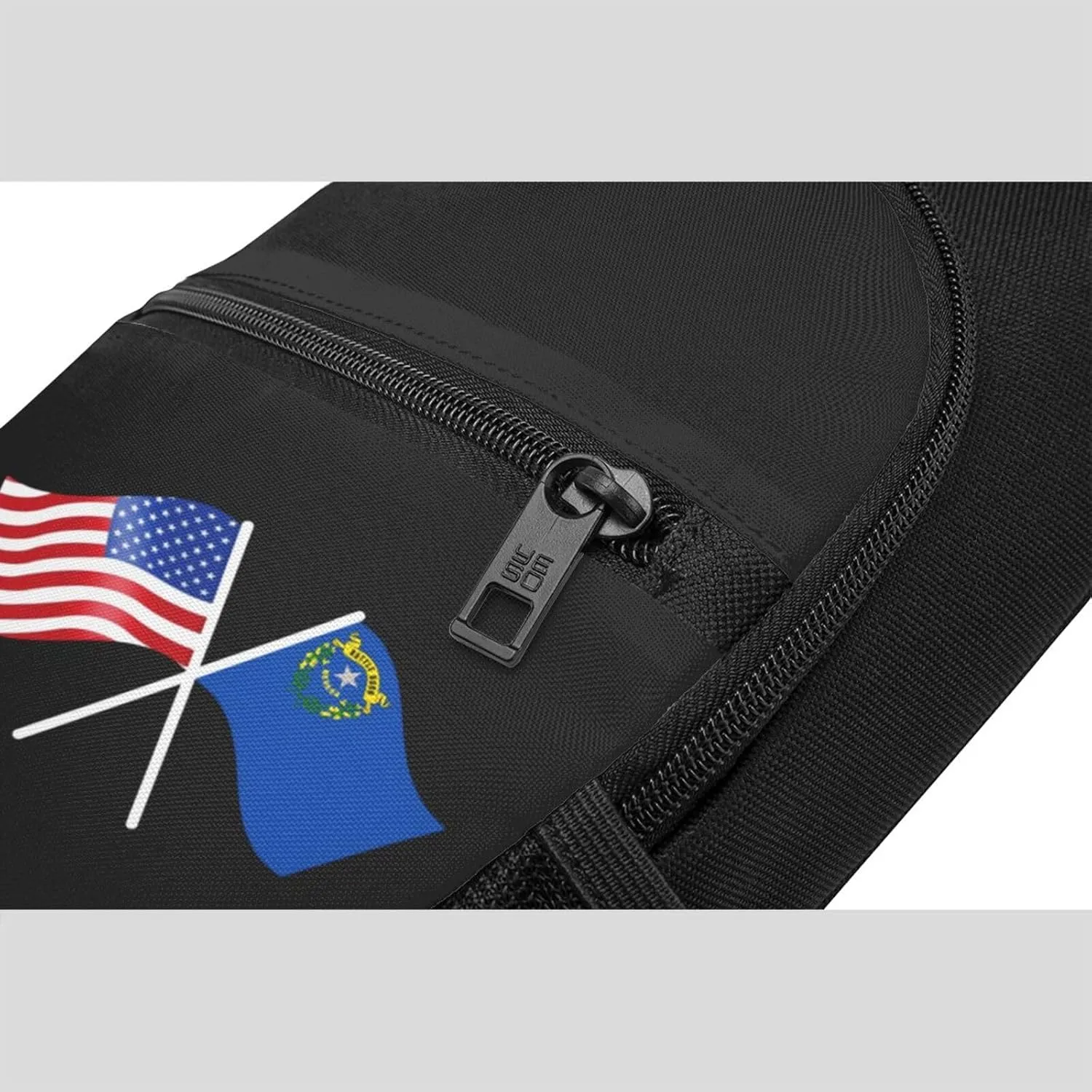 GERRIT American And Nevada Flag Chest Pack Leisure Shoulder Crossbody Chest Bag