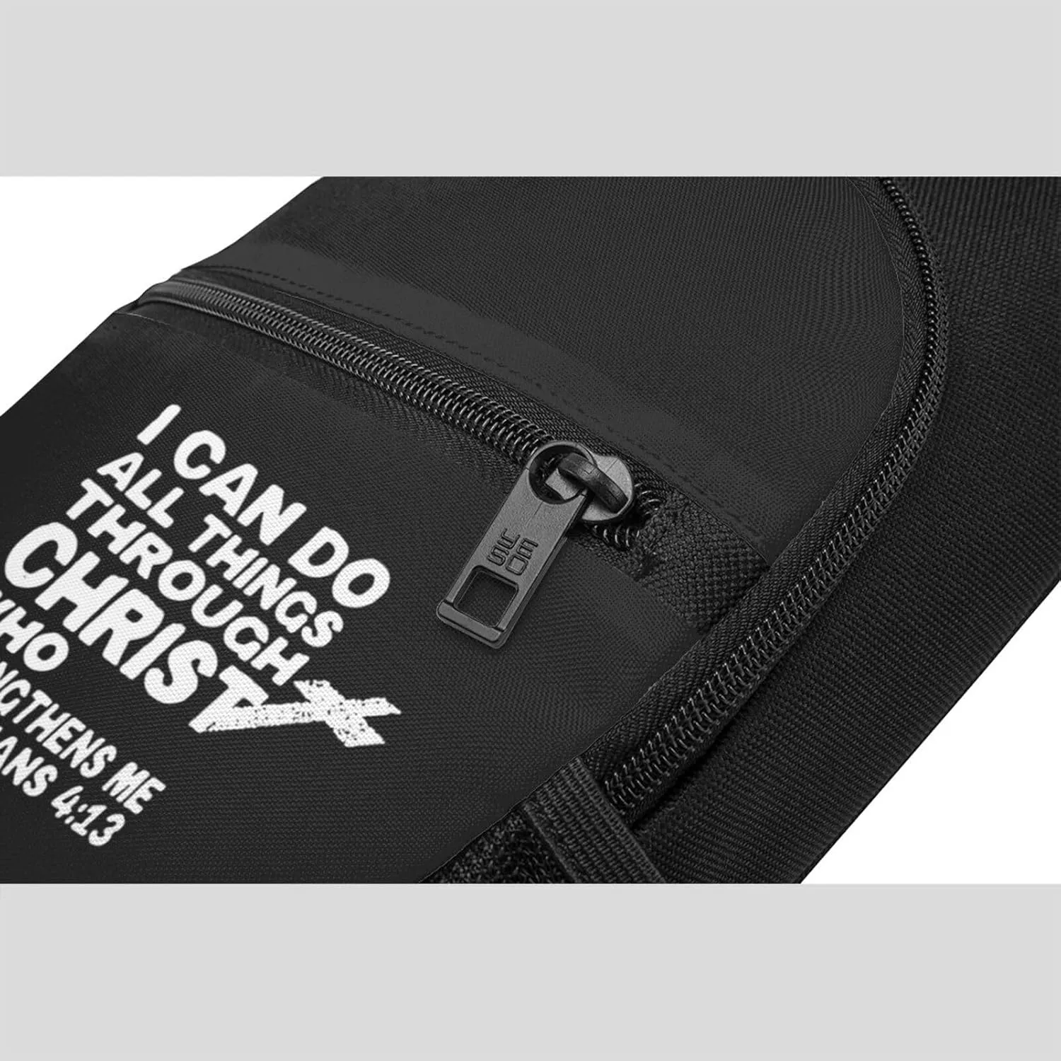 GERRIT I Can Do All Things Through Christ-Jesus Chest Pack Leisure Shoulder Crossbody Chest Bag