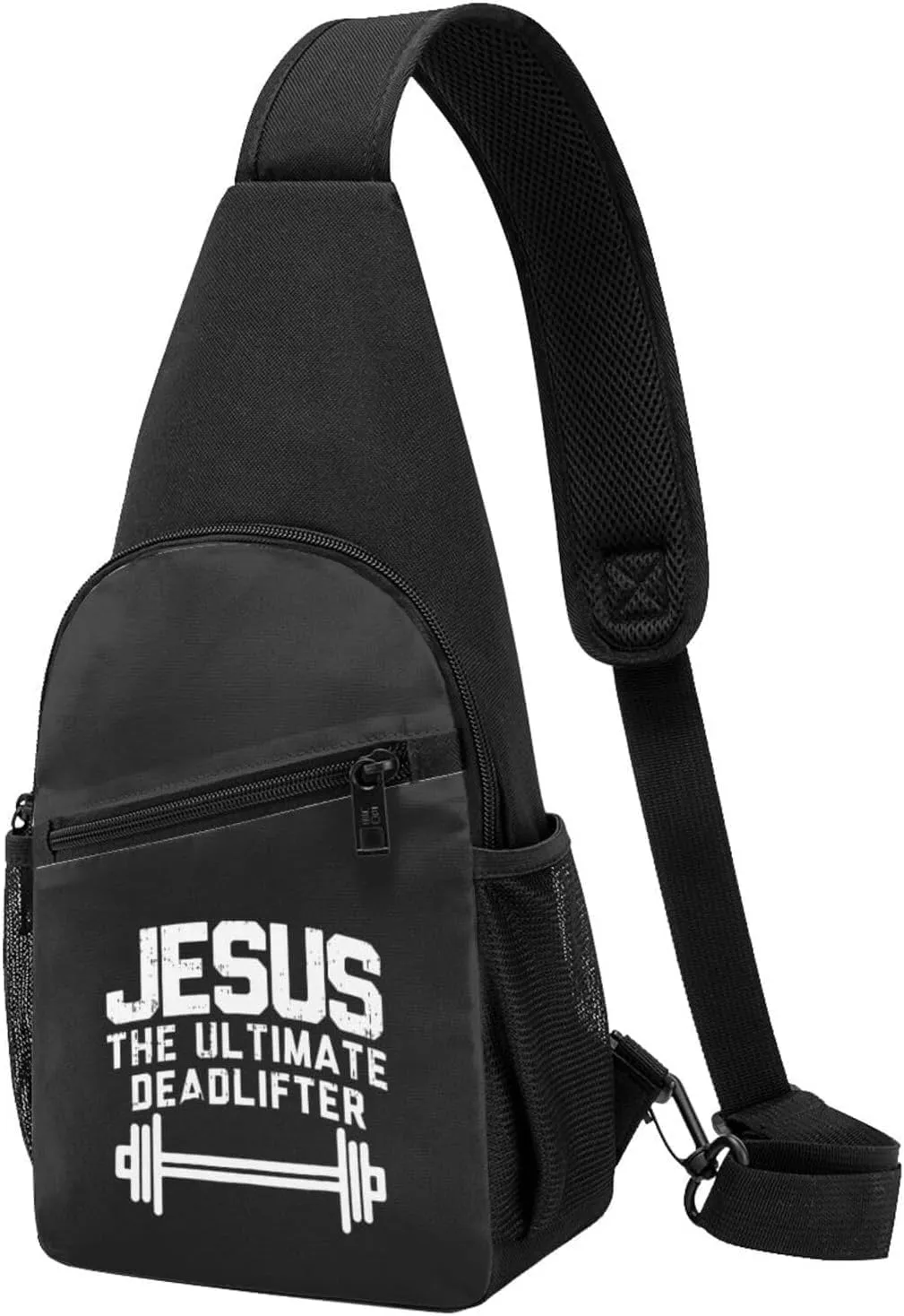GERRIT Jesus The Ultimate Deadlifter Chest Pack Leisure Shoulder Crossbody Chest Bag