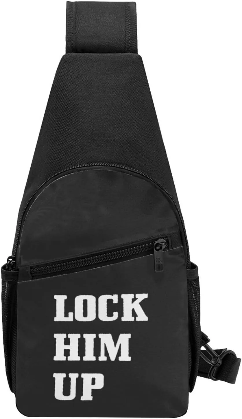 GERRIT Lock Him Up Chest Pack Leisure Shoulder Crossbody Chest Bag