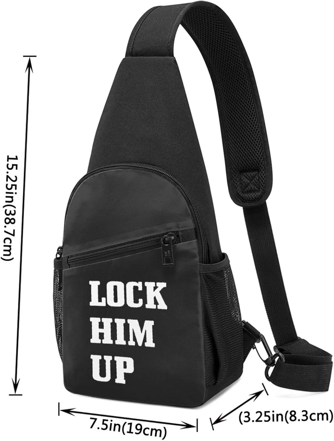 GERRIT Lock Him Up Chest Pack Leisure Shoulder Crossbody Chest Bag