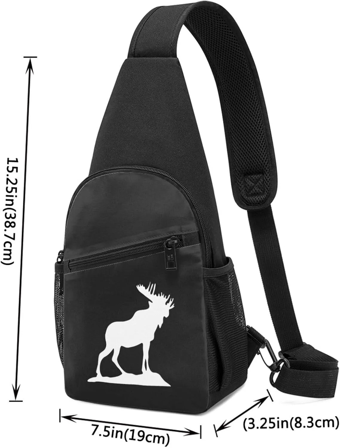GERRIT Moose Chest Pack Leisure Shoulder Crossbody Chest Bag