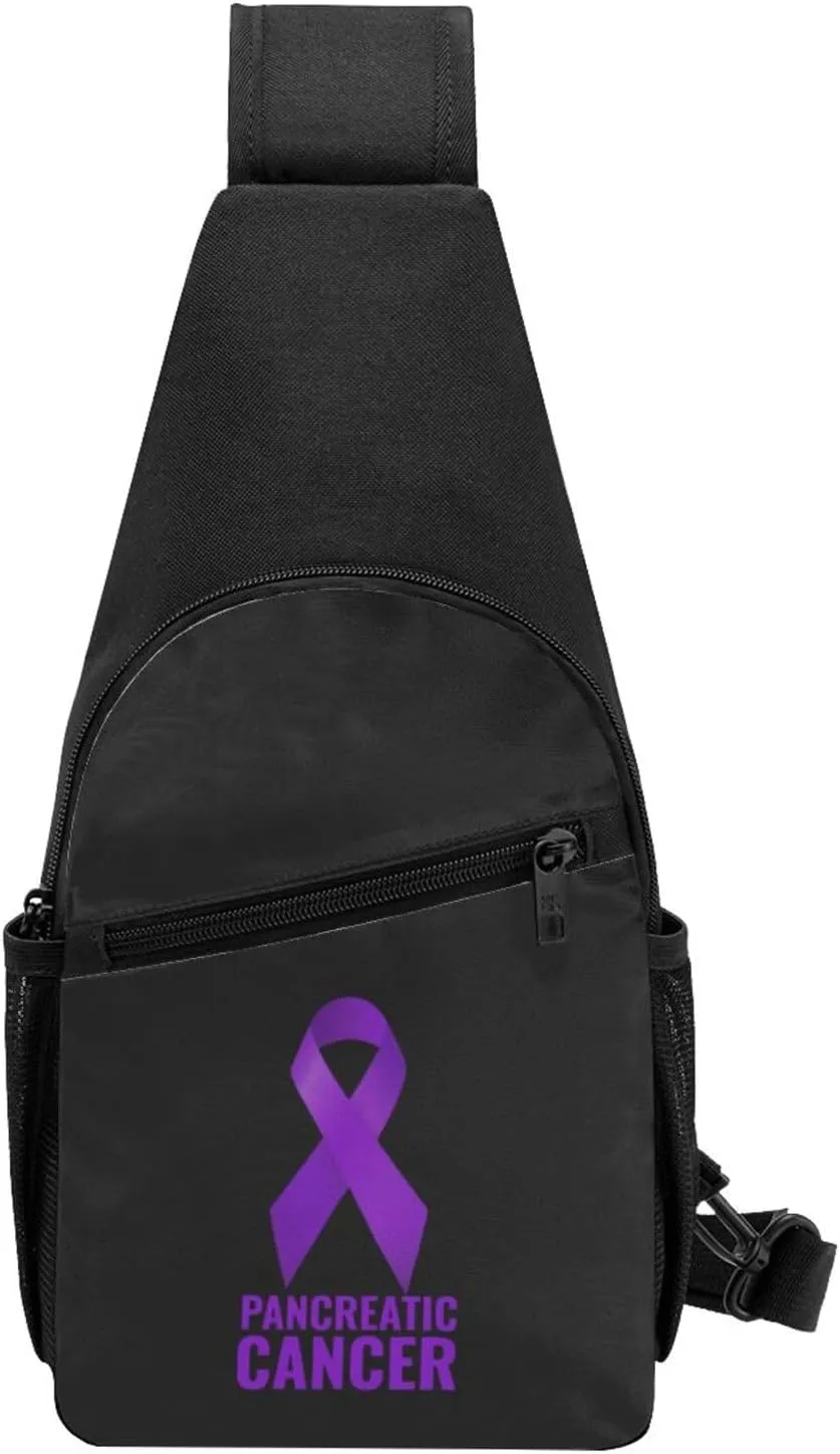 GERRIT Pancreatic Cancers Chest Pack Leisure Shoulder Crossbody Chest Bag