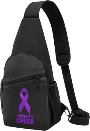 GERRIT Pancreatic Cancers Chest Pack Leisure Shoulder Crossbody Chest Bag