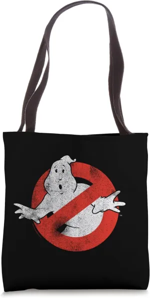 Ghostbusters Distressed No Ghost Logo Vintage Movie Tote Bag