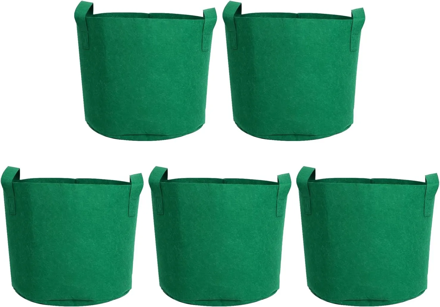Grow Bags, 5 Gallon, Green