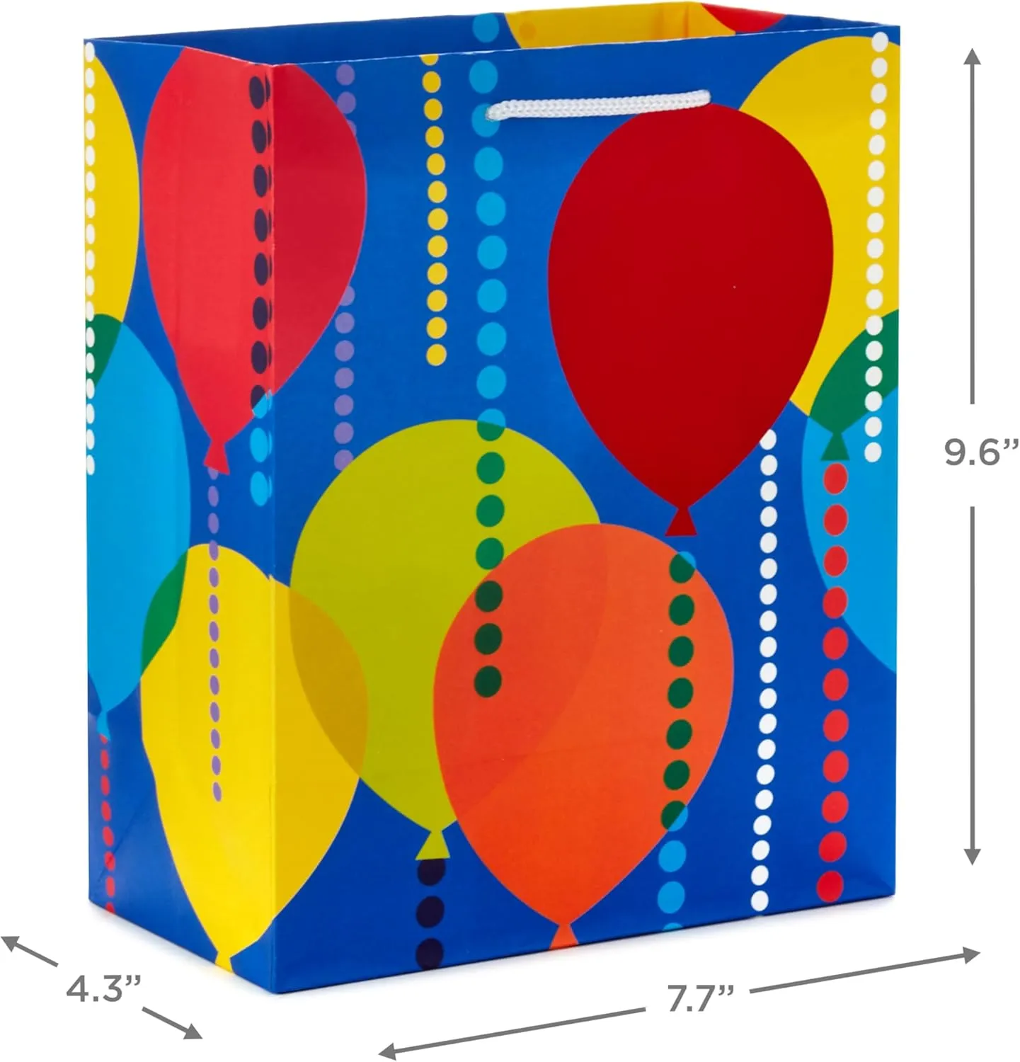 Hallmark Assorted Birthday Gift Bags (8 Bags: 4 Medium 9", 4 Large 13") for Kids, Teachers, Grandchildren, Adults, Siblings, Parties