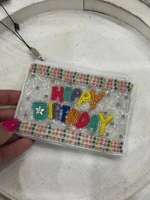 Happy Birthday Coin Purse