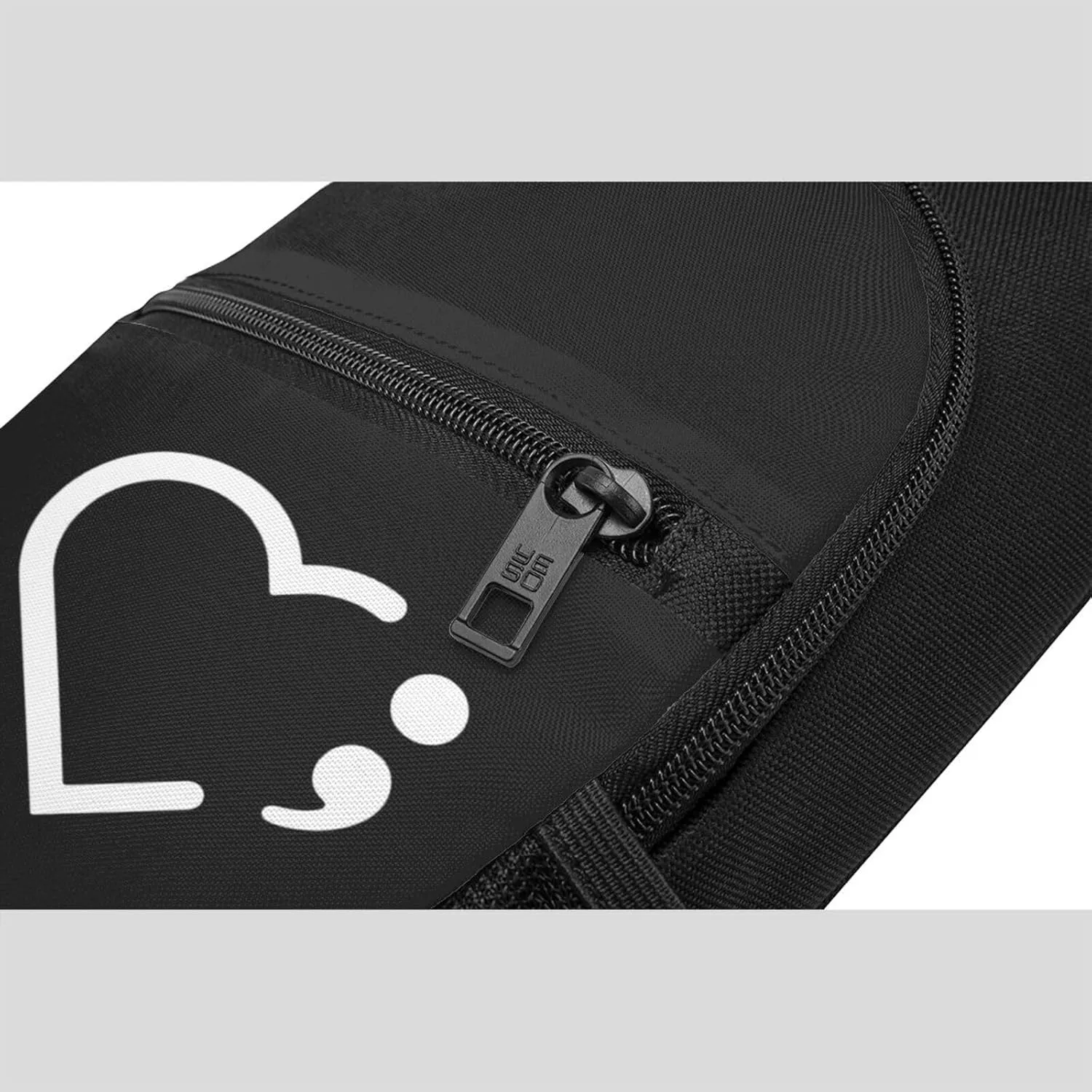 Heart Semicolon Suicide Prevention Awareness Chest Pack Leisure Shoulder Crossbody Chest Bag