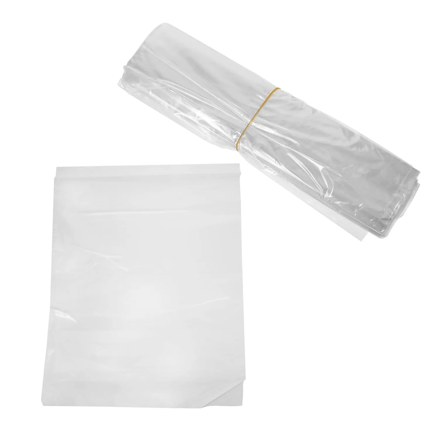 Heat Shrink Bag Set 100pcs Odorless Soft Transparent High Shrinkage Household Packaging Film for Freshness