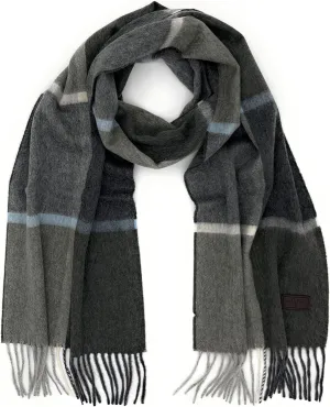 Hickey Freeman Patterned 100% Italian Cashmere Scarf for Men – Ultra-Soft Men’s Winter Scarves, 66-Inches x 12-Inches
