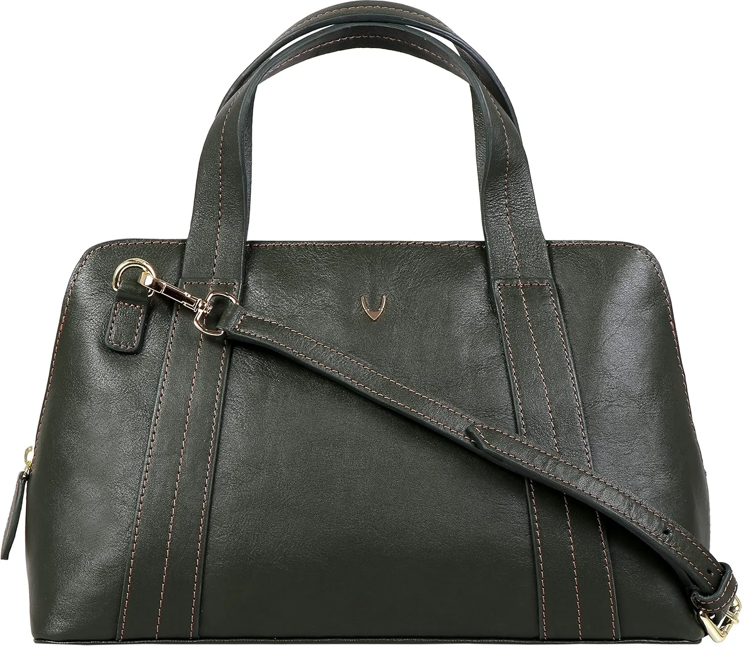 Hidesign Cerys Medium Leather Satchel Crossbody with Detachable Shoulder Strap
