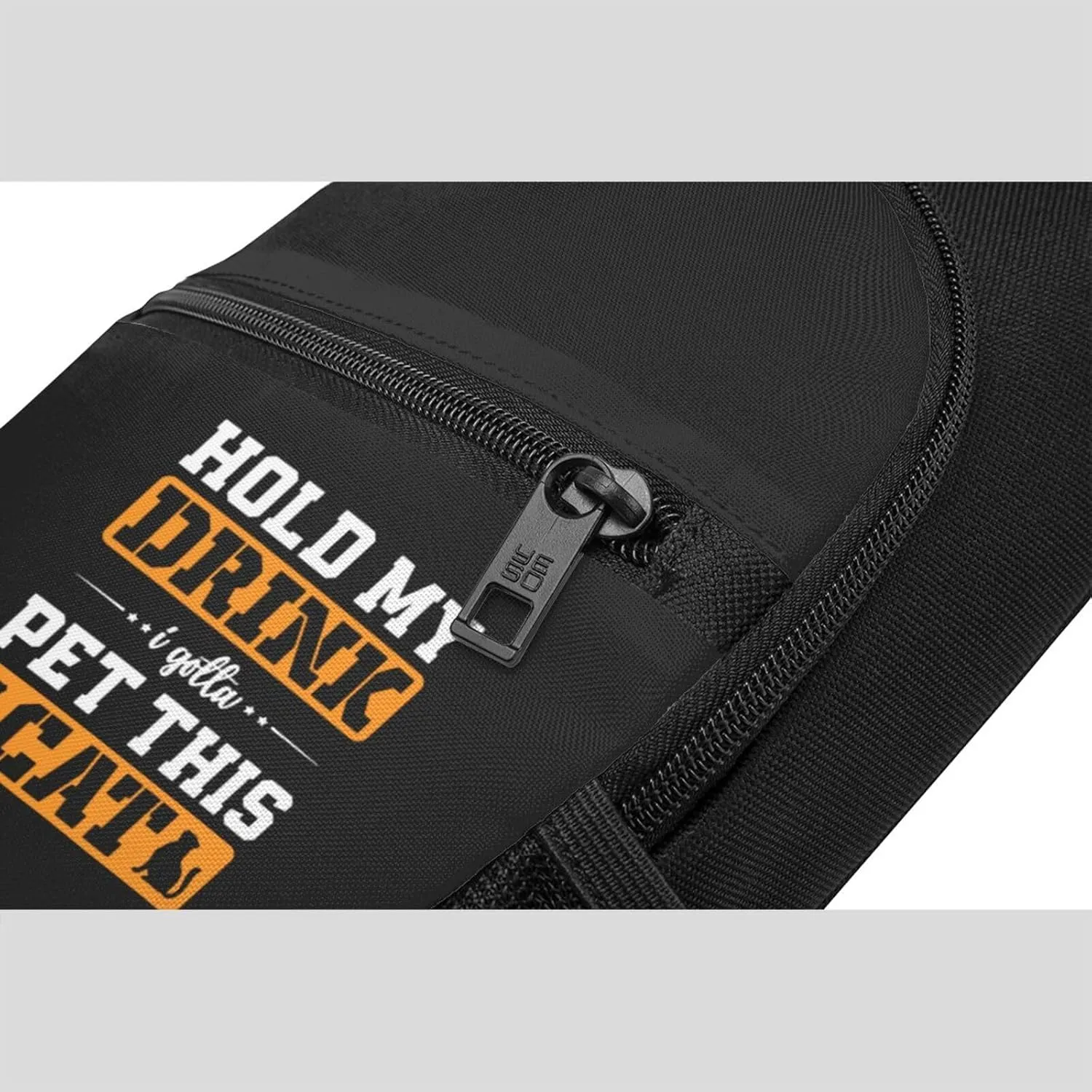 Hold My Drink I Gotta Pet This Cat Chest Pack Leisure Shoulder Crossbody Chest Bag