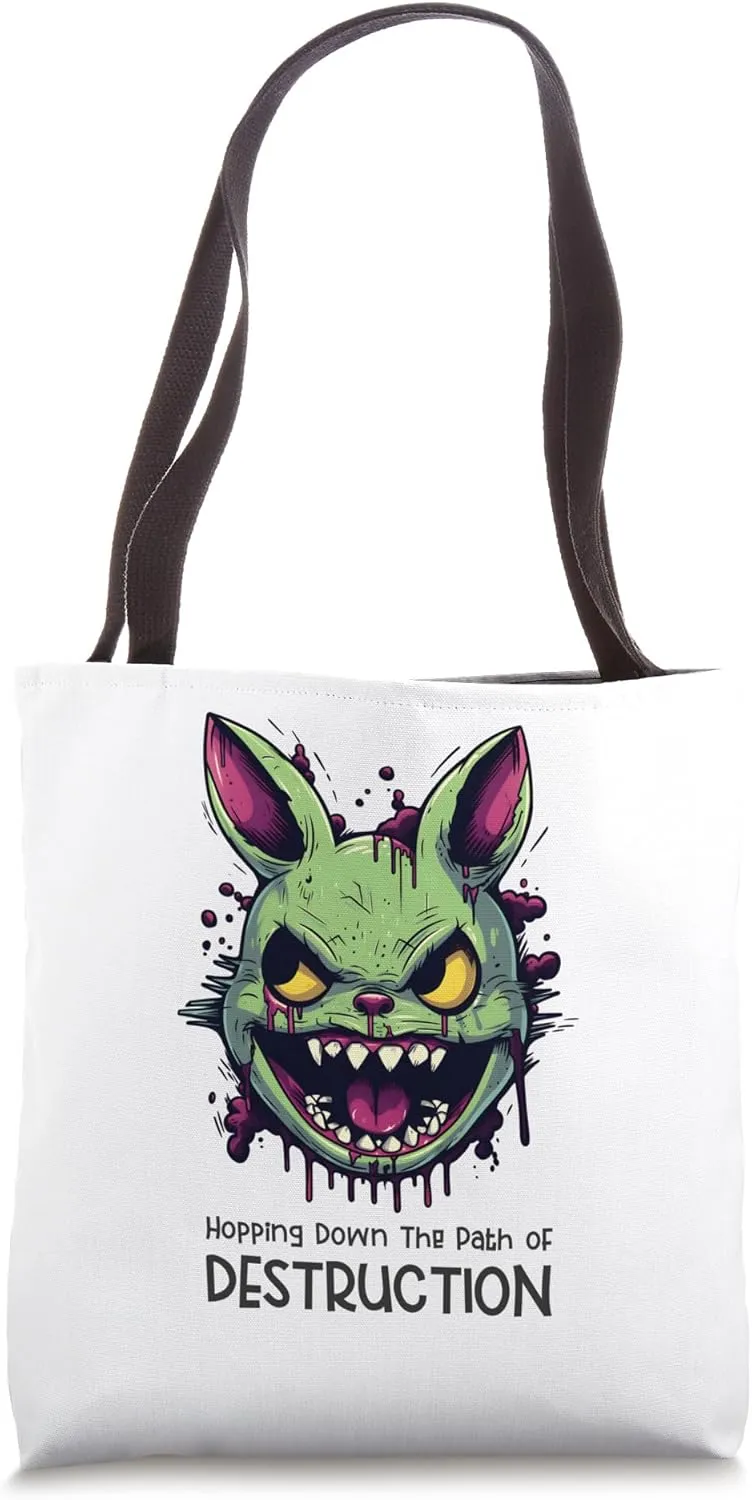 Hopping Down The Path Of Destruction Tote Bag