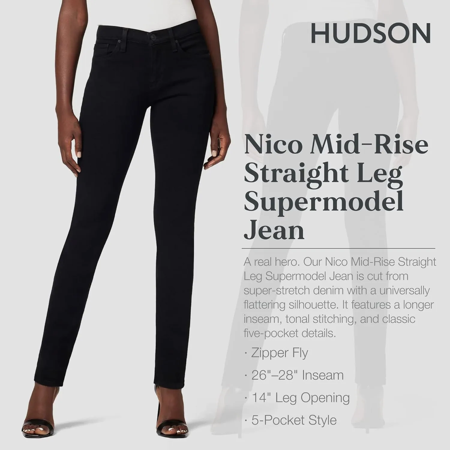 Hudson Jeans Women's Barbara High Waist Bootcut Jean