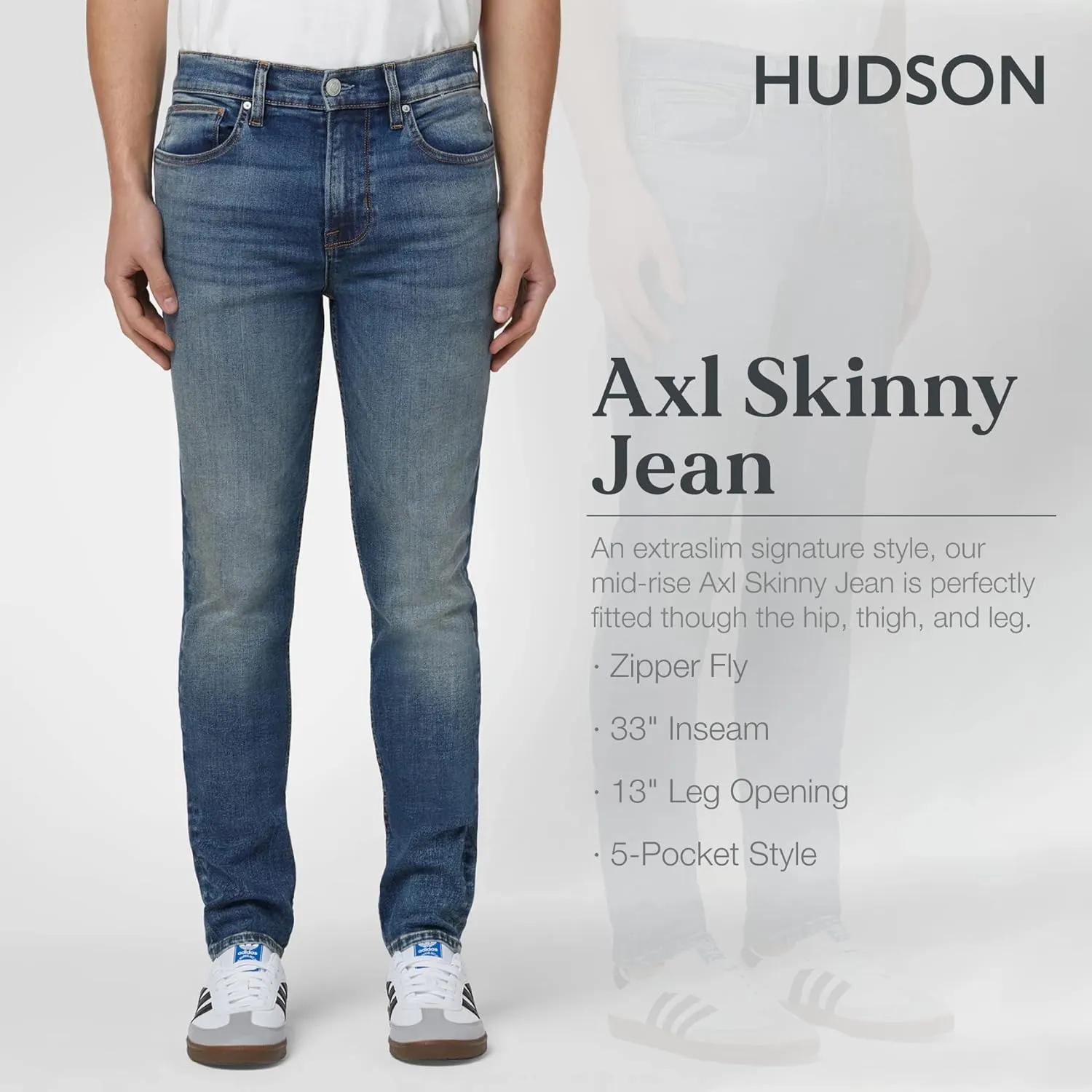 HUDSON Men's Axl Slim Jeans