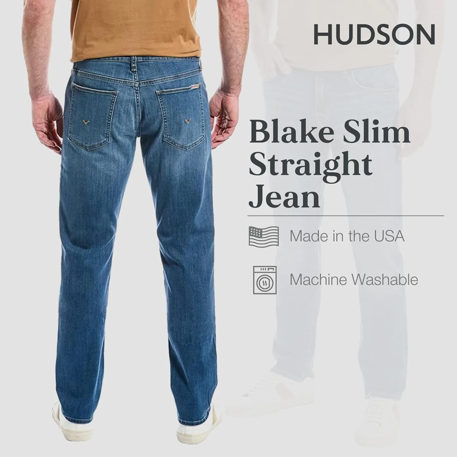 HUDSON Men's Blake Slim Straight
