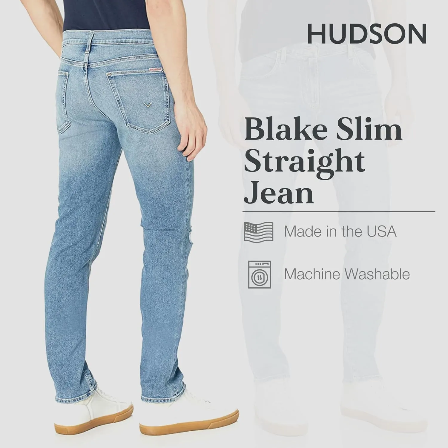 HUDSON Men's Blake Slim Straight