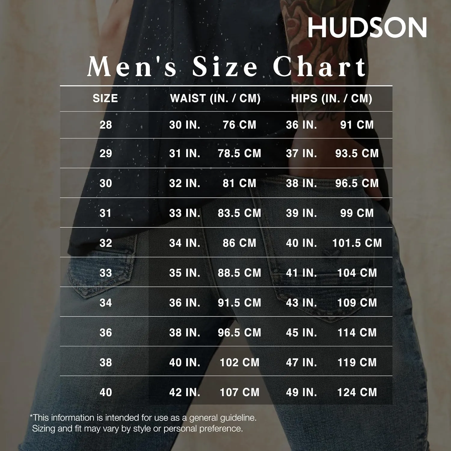 HUDSON Men's Blake Slim Straight