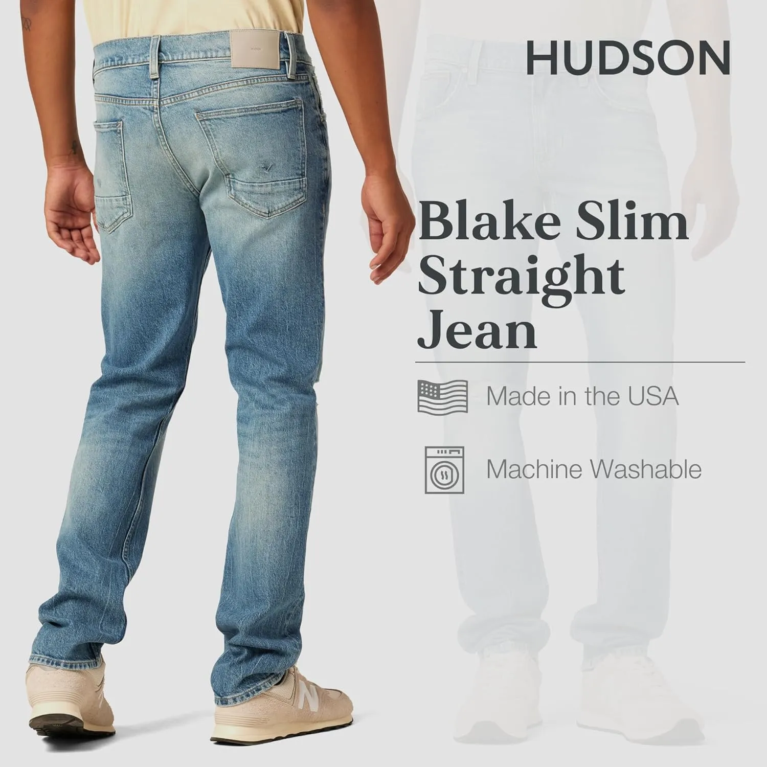HUDSON Men's Blake Slim Straight