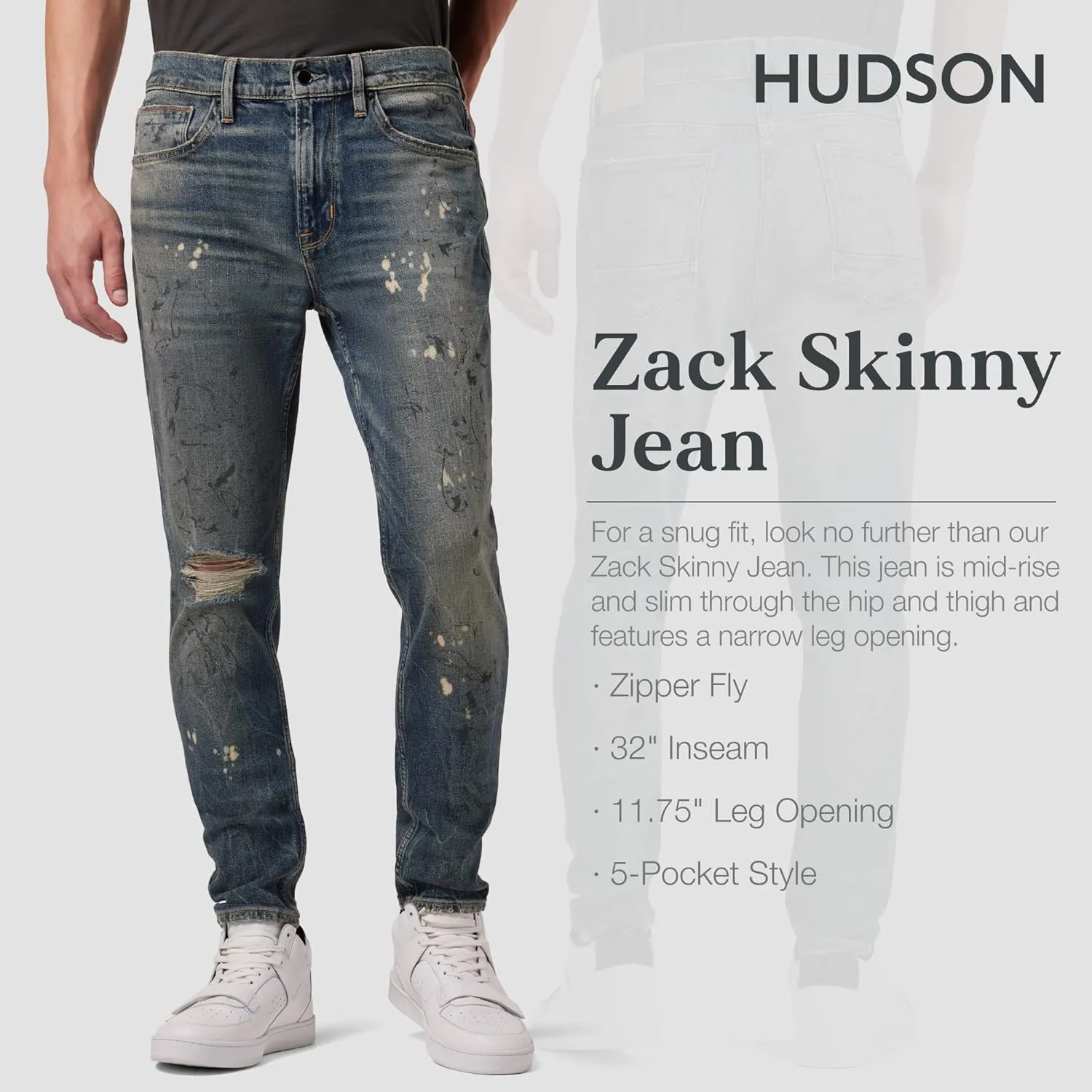 HUDSON Men's Zack Skinny Jean