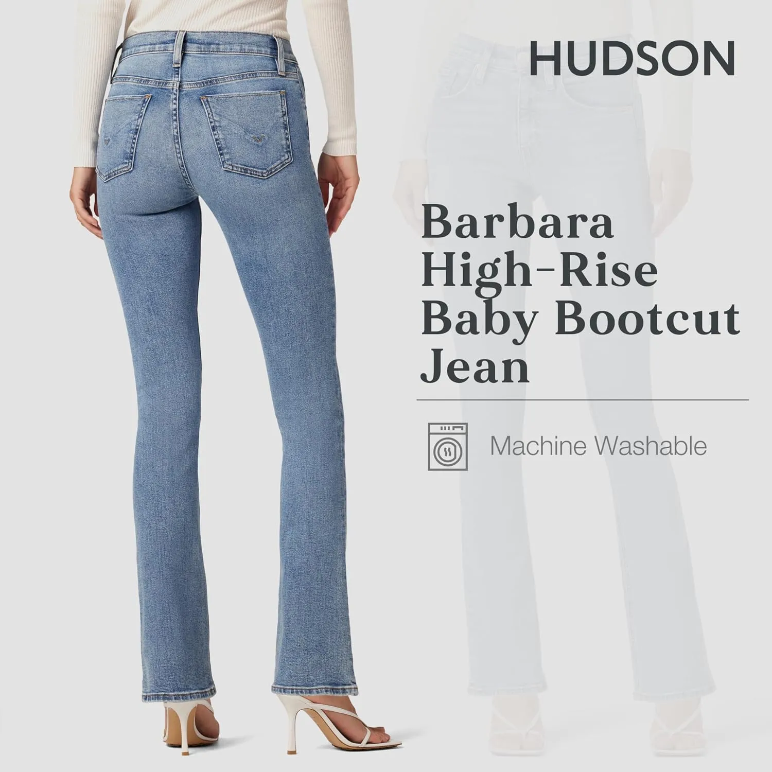 HUDSON Women's Barbara High-Rise Baby Boot Jean