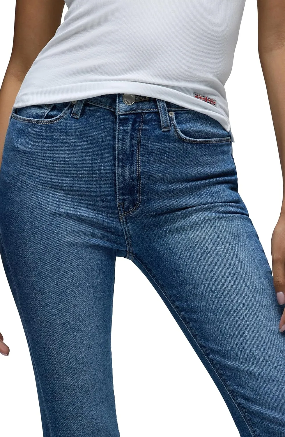 HUDSON Women's Barbara High Rise Bootcut Crop Jean