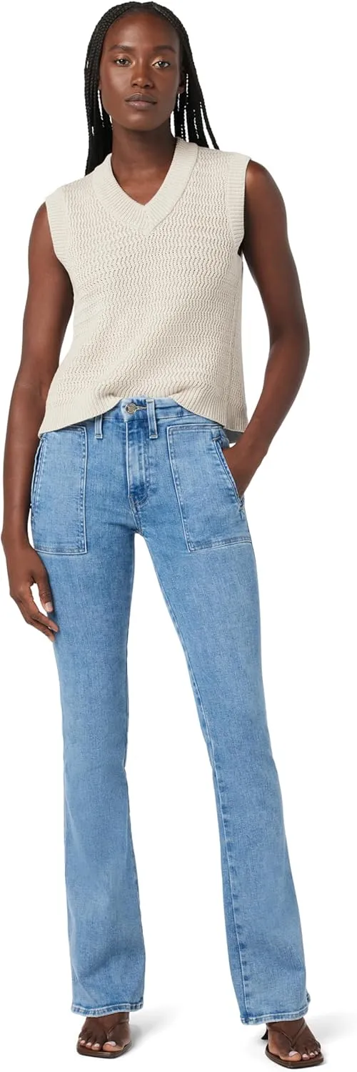 HUDSON Women's Barbara High Rise Bootcut Fashion Jean