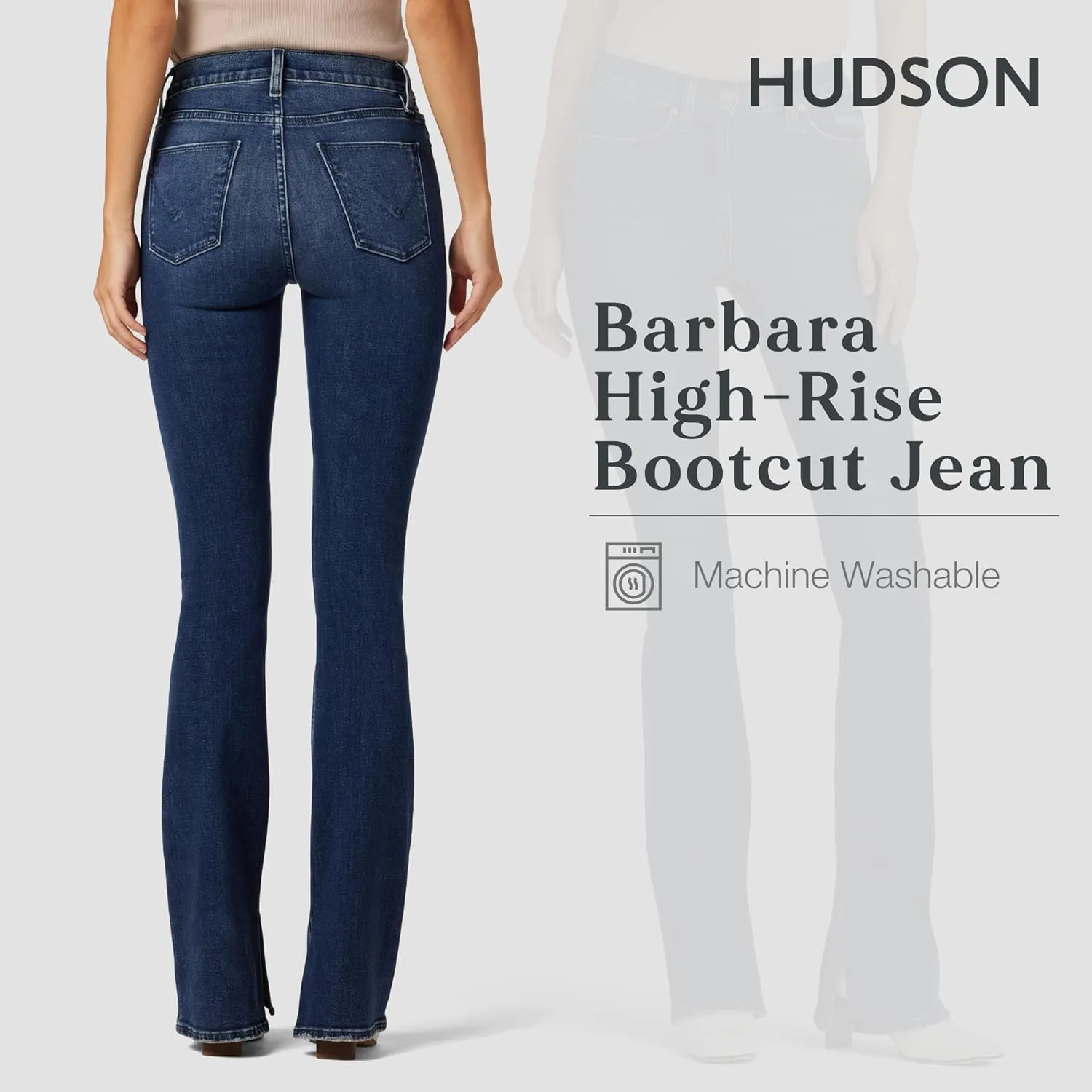 HUDSON Women's Barbara High Rise Bootcut Fashion Jean