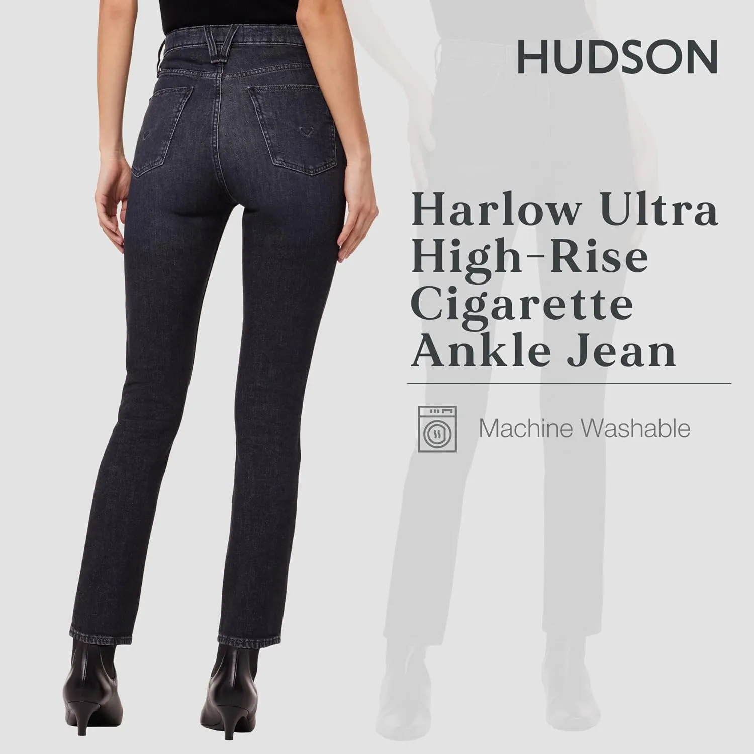 HUDSON Women's Harlow Ultra High-Rise Cigarette Ankle