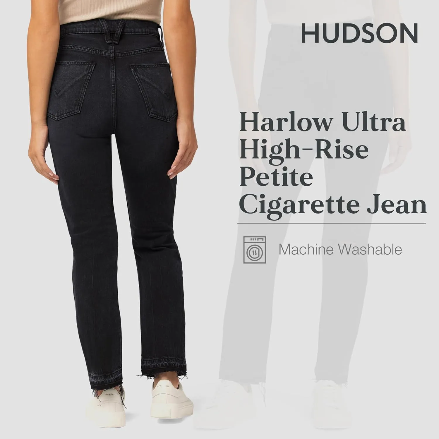 HUDSON Women's Harlow Ultra High-Rise Cigarette Petite