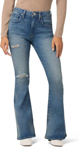 HUDSON Women's Holly High Rise, Petite, Flare Jean
