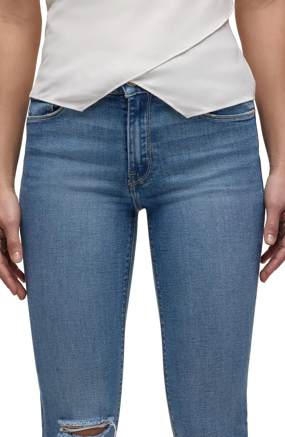 HUDSON Women's Nico Mid-Rise Straight Leg Ankle Jean