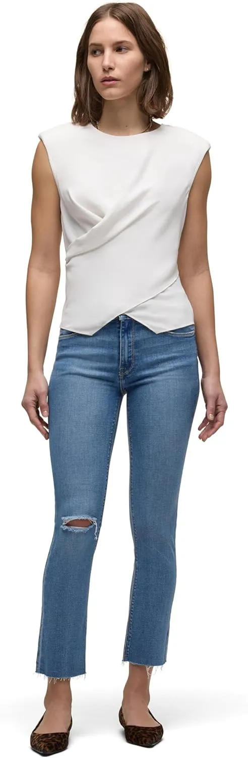 HUDSON Women's Nico Mid-Rise Straight Leg Ankle Jean