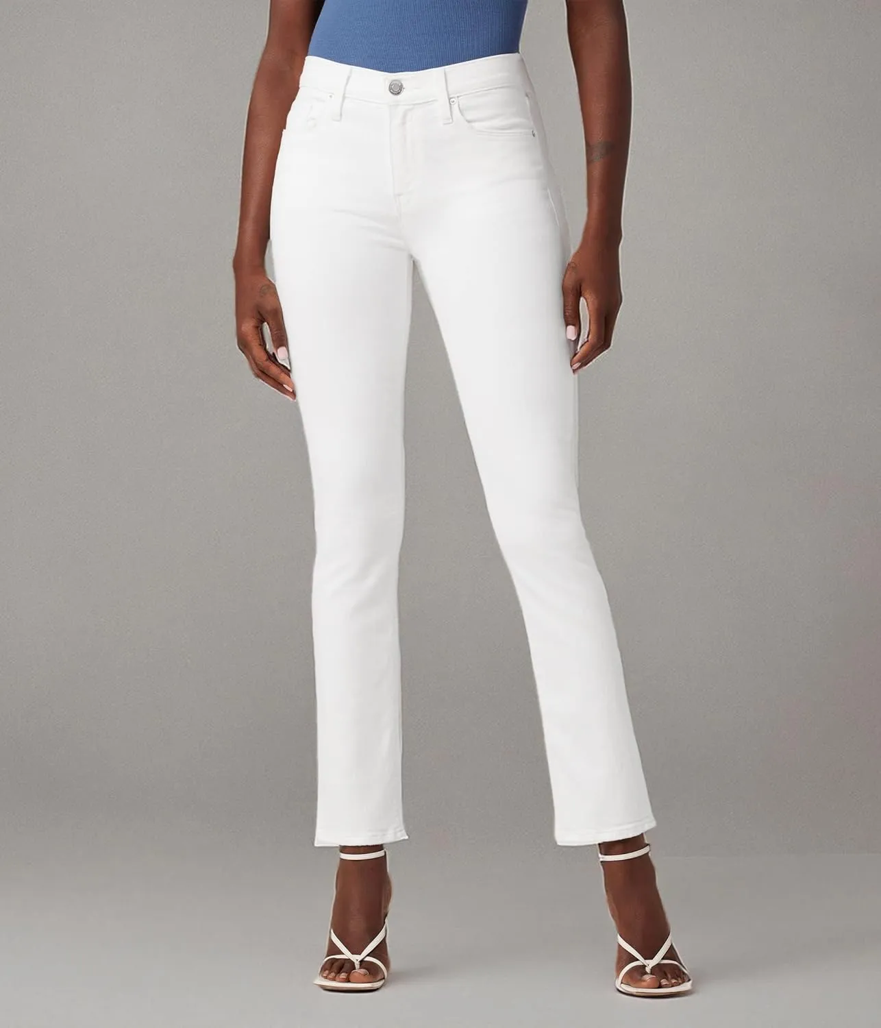 HUDSON Women's Nico Mid-Rise Straight Leg Ankle Jean