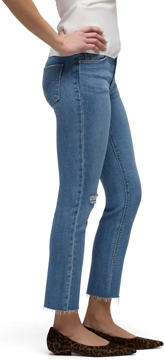 HUDSON Women's Nico Mid-Rise Straight Leg Ankle Jean