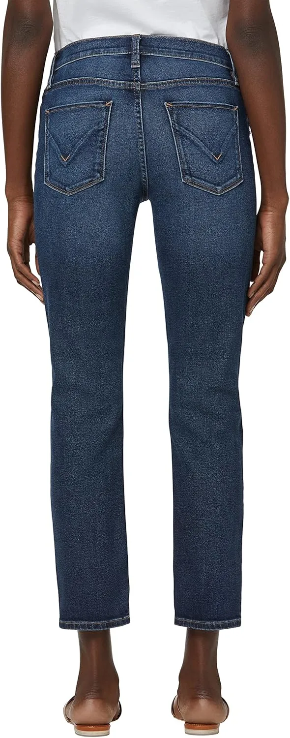 HUDSON Women's Nico Mid-Rise Straight Leg Crop Jean