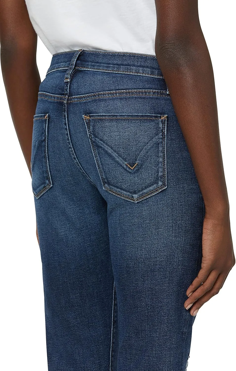 HUDSON Women's Nico Mid-Rise Straight Leg Crop Jean