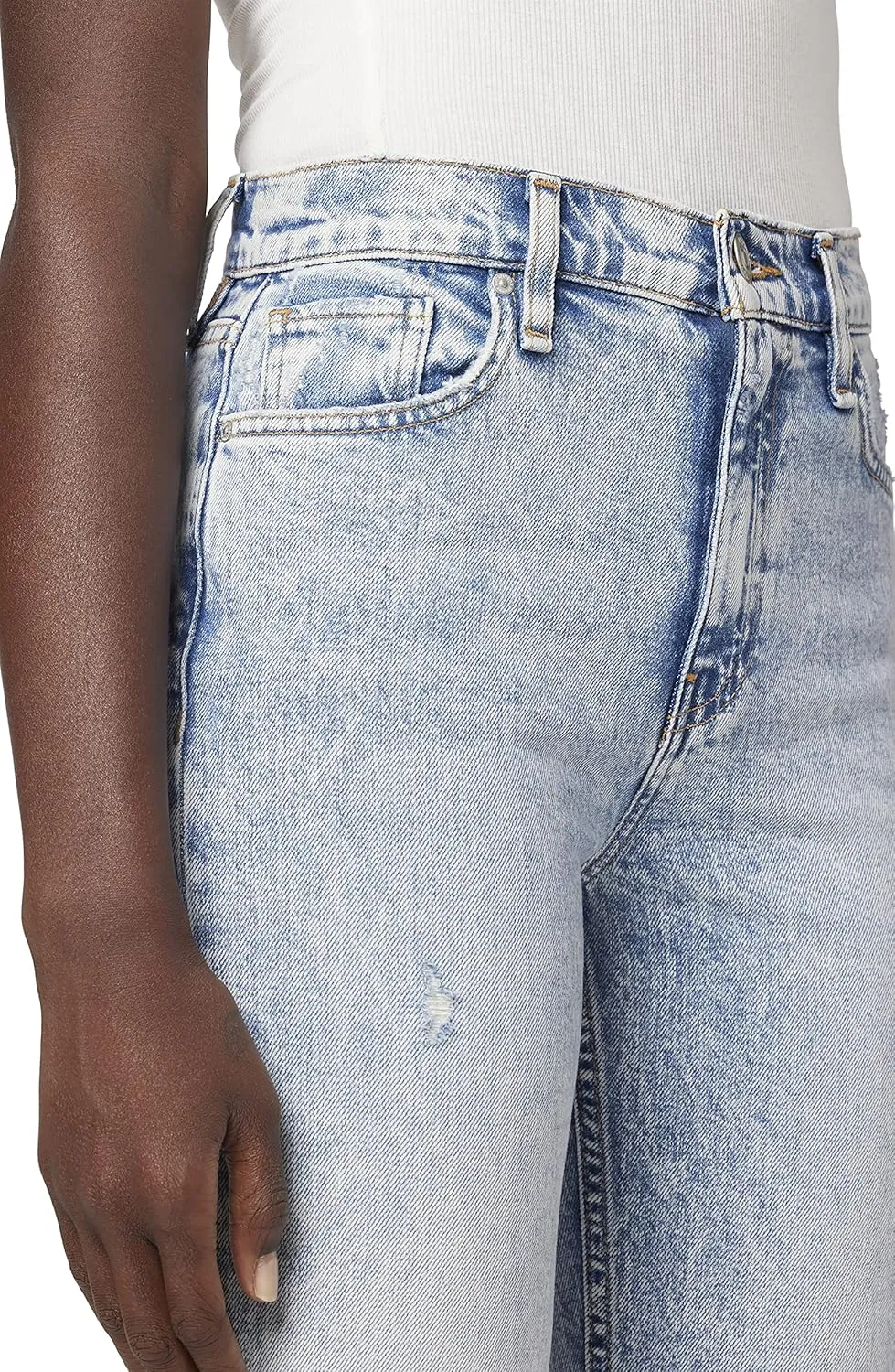 HUDSON Women's Remi High Rise Straight Leg Cropped Jean