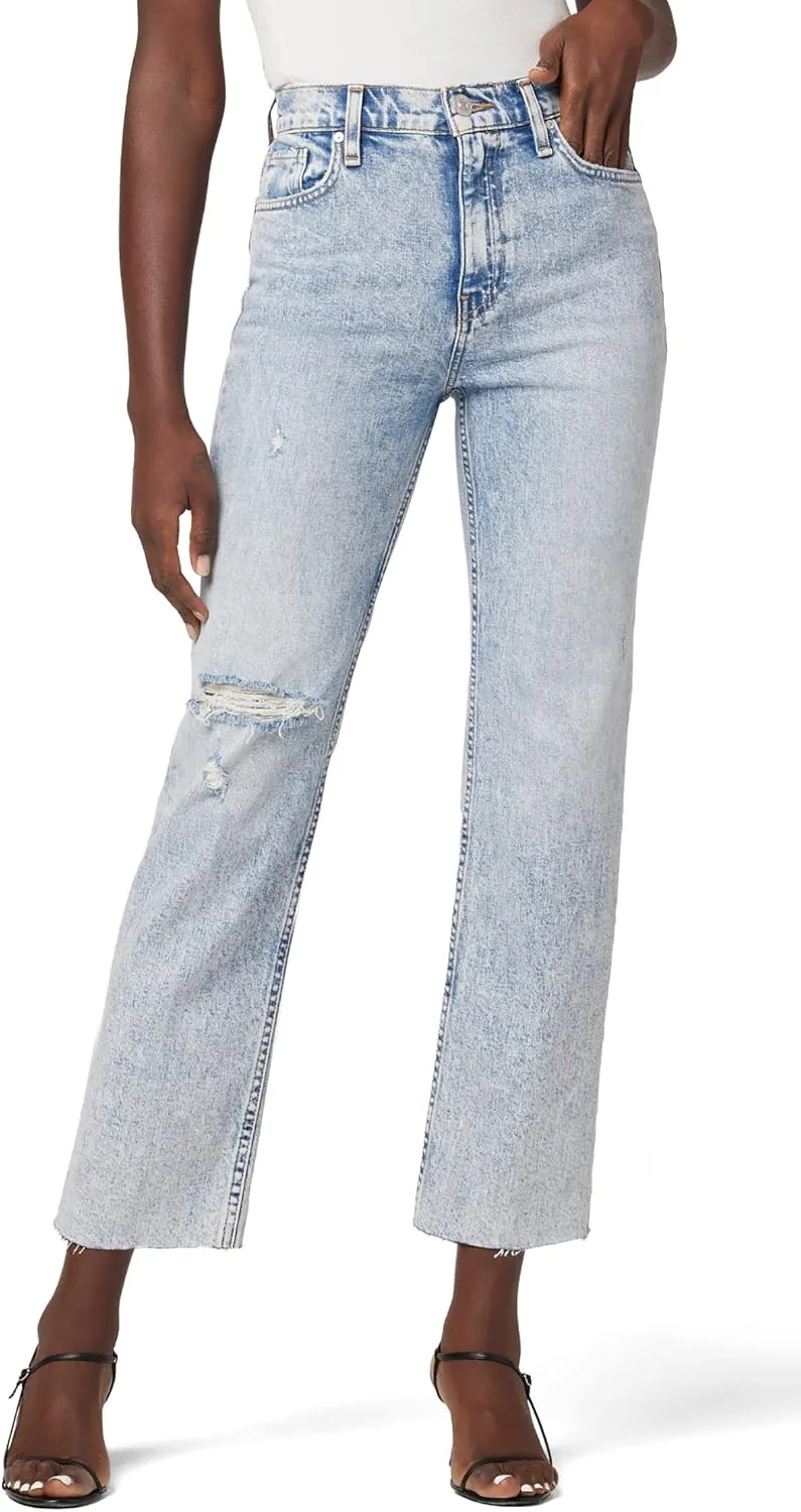 HUDSON Women's Remi High Rise Straight Leg Cropped Jean