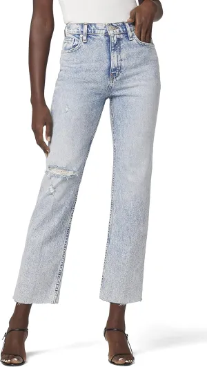 HUDSON Women's Remi High Rise Straight Leg Cropped Jean