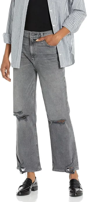 HUDSON Women's Remi High Rise Straight Leg Cropped Jean