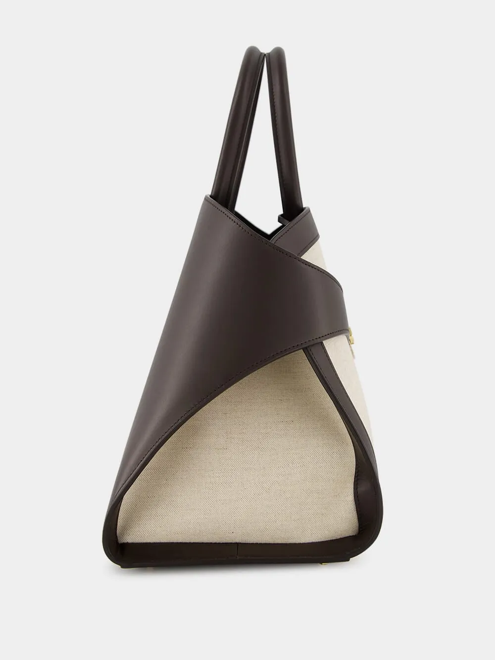 Hug Medium Canvas and Leather Bag