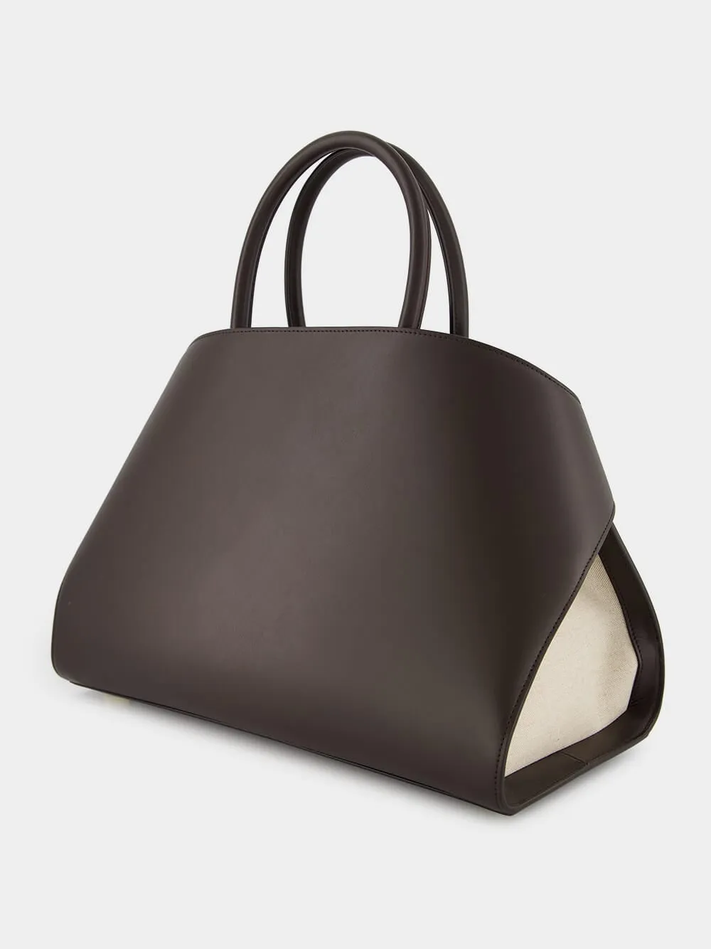 Hug Medium Canvas and Leather Bag