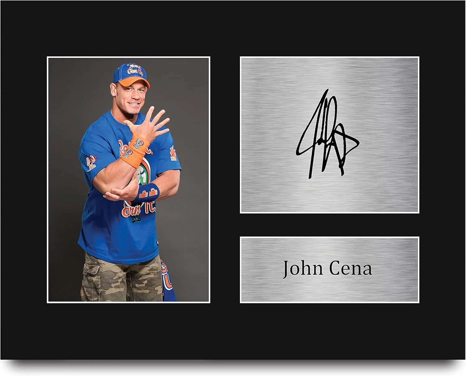 HWC Trading John Cena Wrestling Gifts Printed Signed Autograph Picture for WWE & WWF Memorabilia Fans - US Letter